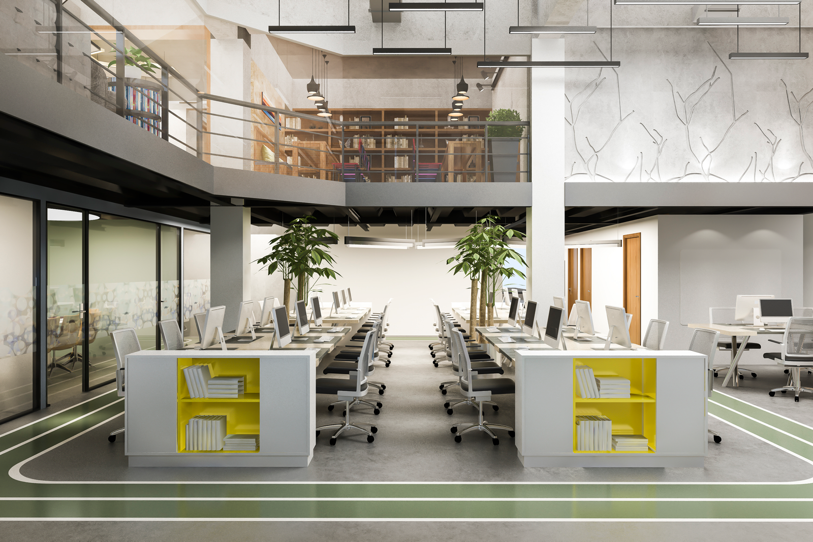 Premium office interior showcase